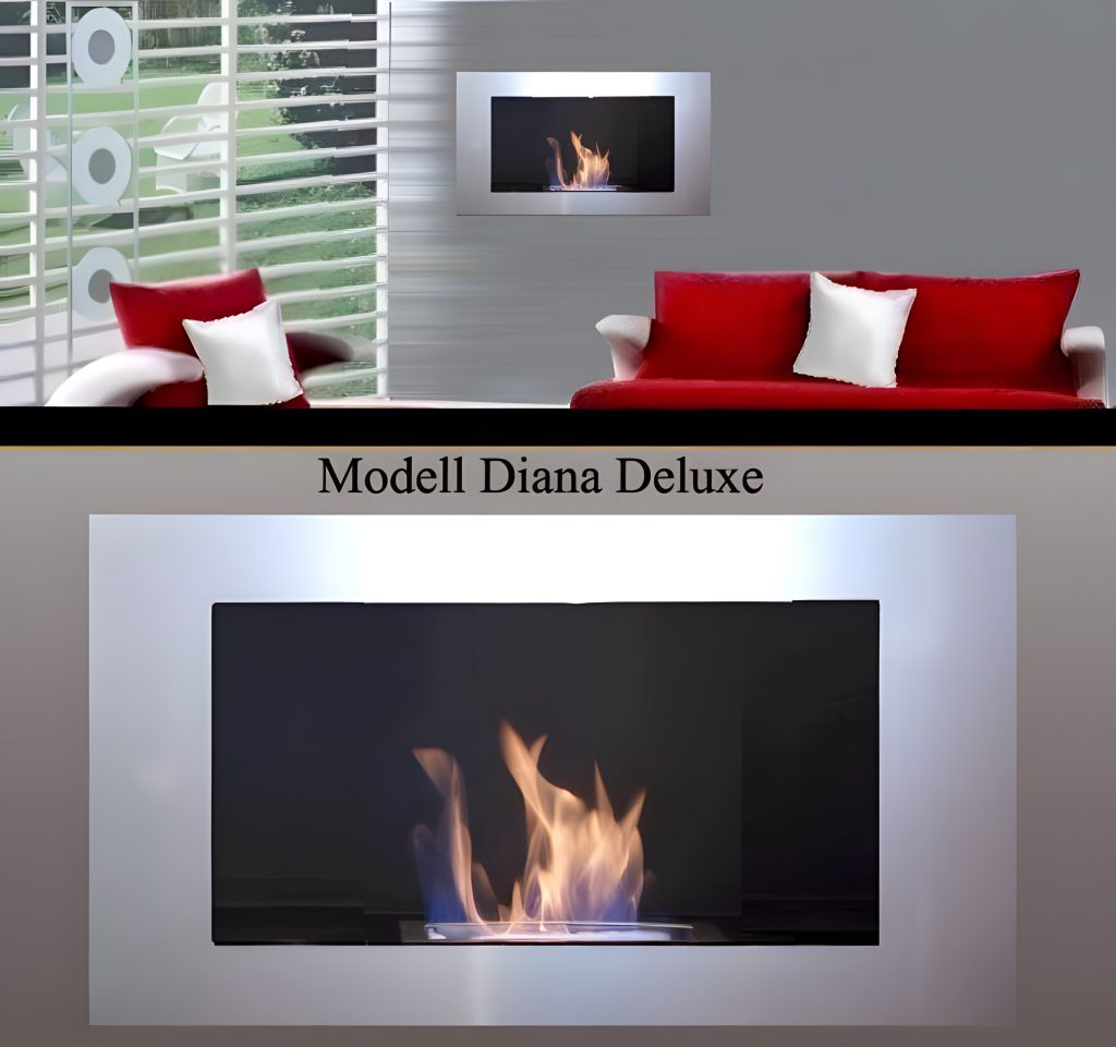 Ethanol- und Gelkamin Diana Deluxe im Vergleich